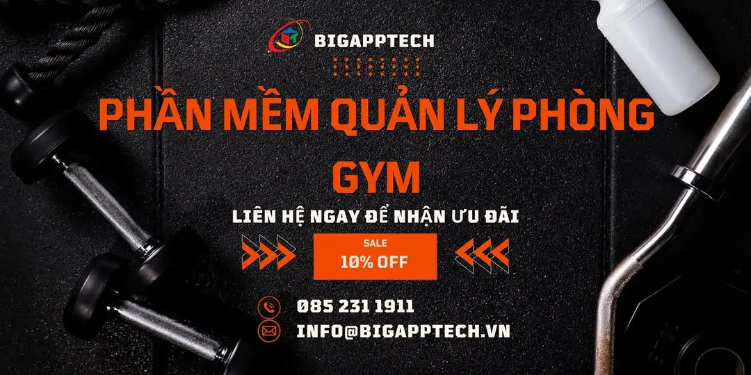 Phần mềm quản lý phòng tập gym số 1 Việt Nam