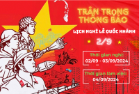 Bigapptech - Thông báo nghỉ lễ 2/9